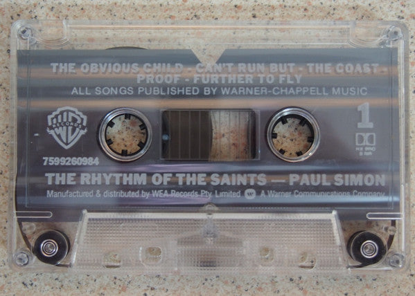 Paul Simon : The Rhythm Of The Saints (Cass, Album)