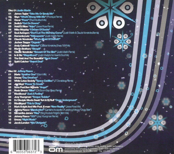 Justin Martin and Johnny Fiasco : OM : Winter Sessions (2xCD, Mixed)