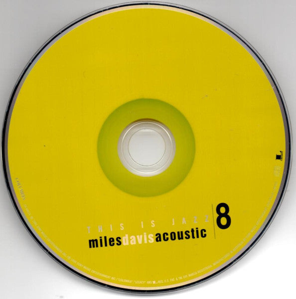 Miles Davis : Miles Davis Acoustic This Is Jazz 8 (CD, Comp)