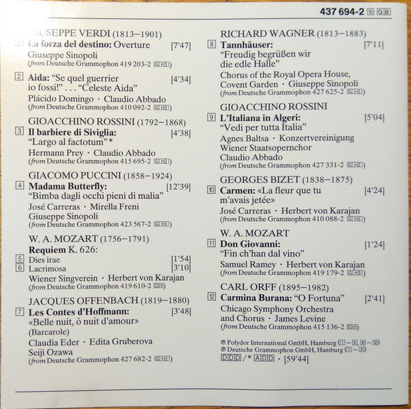 Various : The Opera Sampler (CD, Comp)