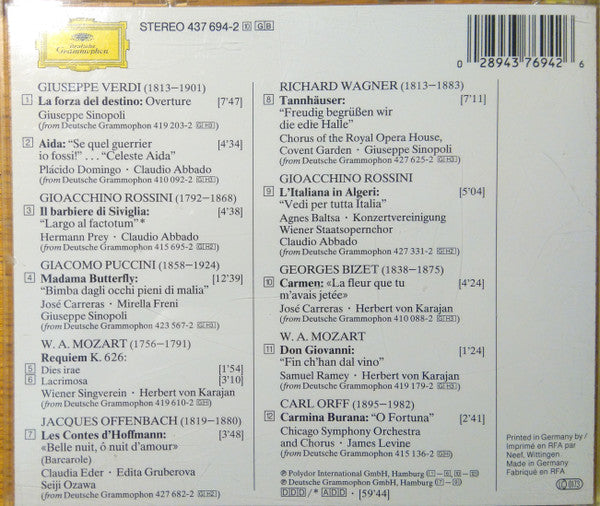 Various : The Opera Sampler (CD, Comp)