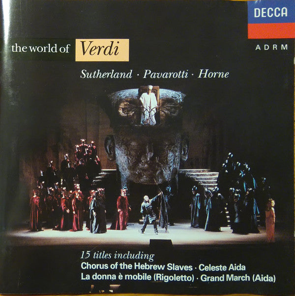 Verdi*, Sutherland*, Pavarotti*, Horne* : The World Of Verdi (CD, Comp, RE, RM)