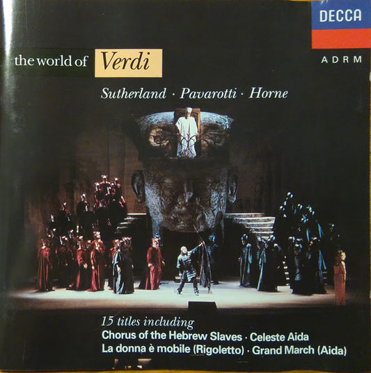 Verdi*, Sutherland*, Pavarotti*, Horne* : The World Of Verdi (CD, Comp, RE, RM)