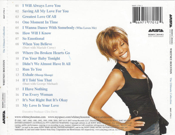 Whitney Houston : The Ultimate Collection (CD, Comp)