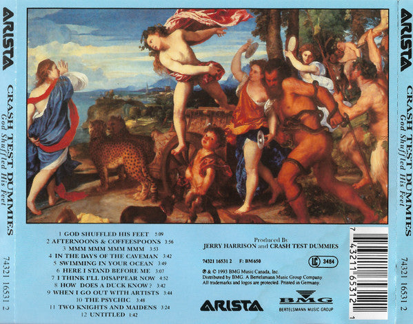 Crash Test Dummies : God Shuffled His Feet (CD, Album, RE, RP)