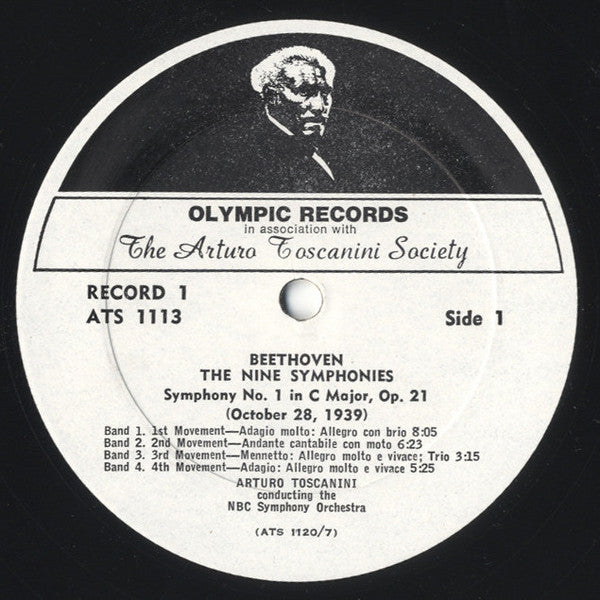 Beethoven*, Arturo Toscanini, NBC Symphony Orchestra : The Nine Symphonies (7xLP, Mono, RE + Box, Comp)