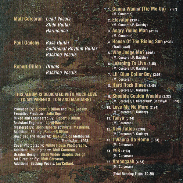 Matt Corcoran : Angry Young Man (CD, Album)