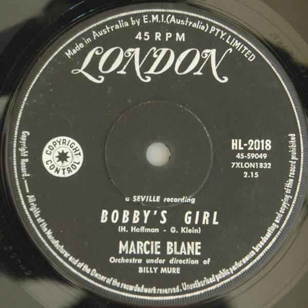 Marcie Blane : Bobby's Girl (7", Single)