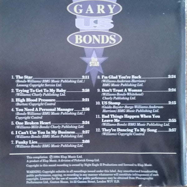 Gary U.S. Bonds : The Star (CD, Comp)