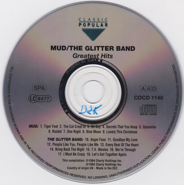 Mud / The Glitter Band : Greatest Hits (CD, Comp, Re-)