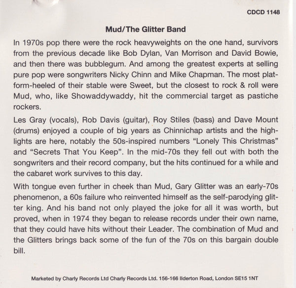 Mud / The Glitter Band : Greatest Hits (CD, Comp, Re-)