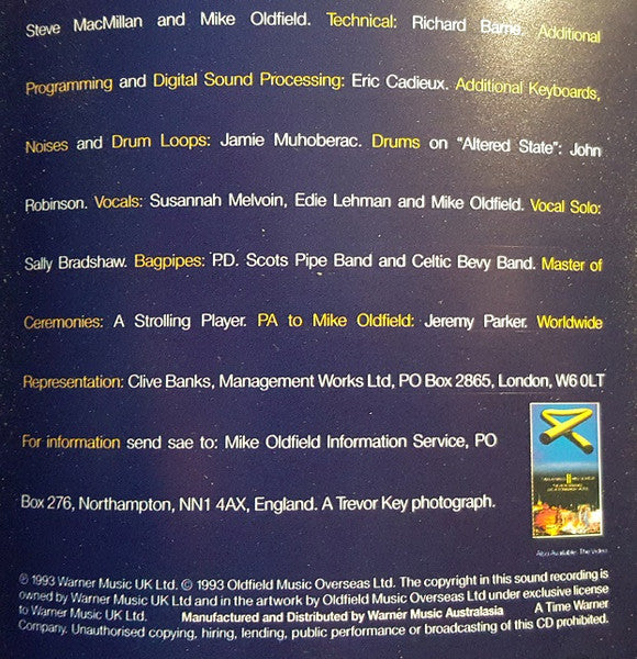 Mike Oldfield : Tubular Bells II (CD, Album)