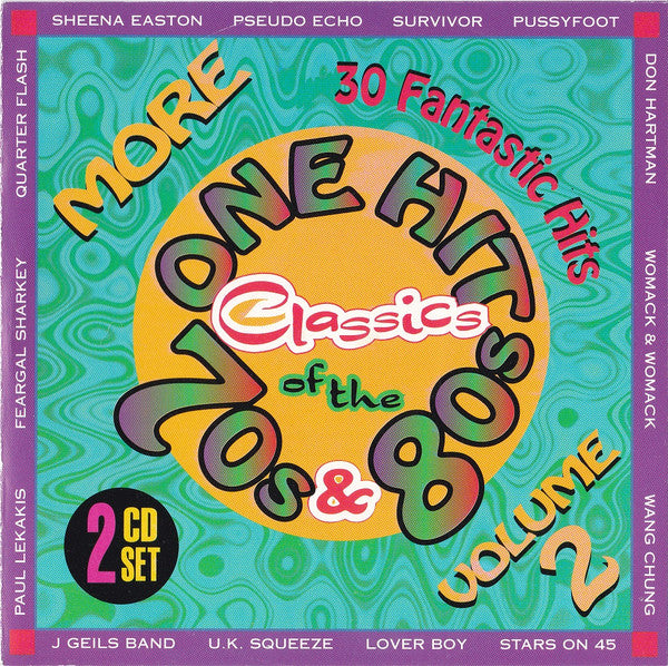 Various : More One Hit Classics Of The 70s & 80s Volume 2 (2xCD, Comp)