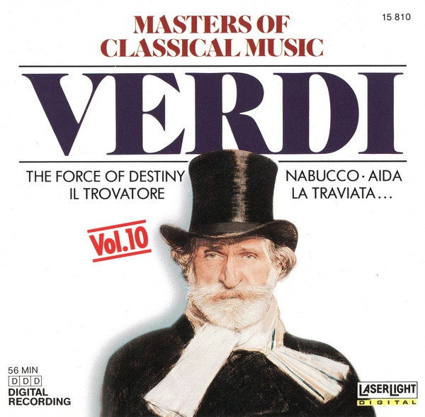 Verdi* : Masters Of Classical Music, Vol.10: Verdi (CD, Comp)