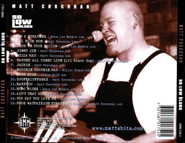 Matt Corcoran : So Low Blues (CD, Album)