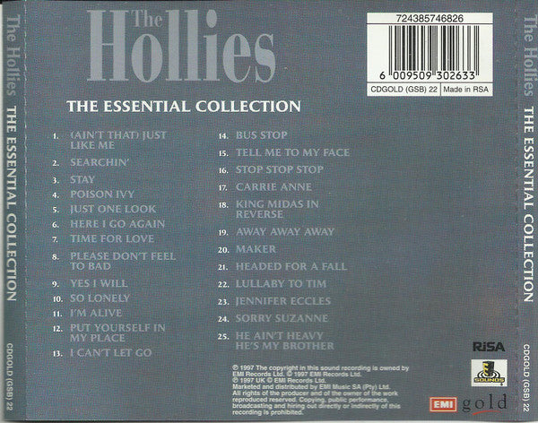 The Hollies : The Essential Collection (CD, Comp)