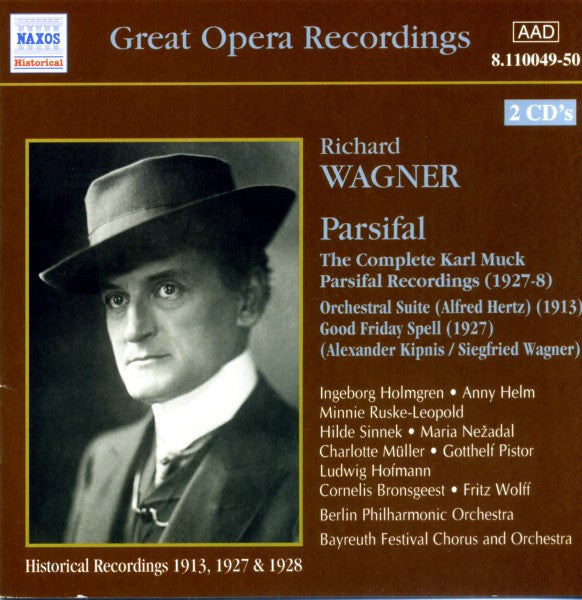 Richard Wagner - Karl Muck : Parsifal  (The Complete Karl Muck Parsifal Recordings, 1927-8) (2xCD, Comp)