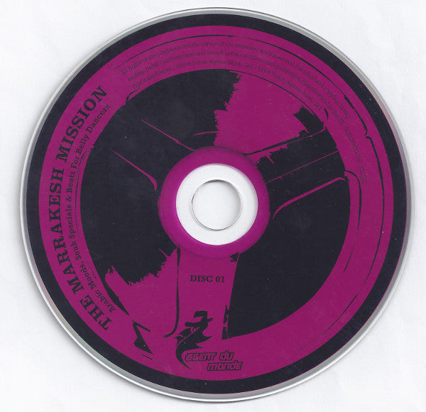Various : Agent Du Monde Presents The Marrakesh Mission (2xCD, Comp + Box)