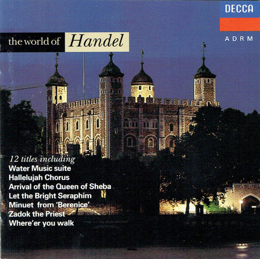 Various : The World Of Handel (CD, Comp, RM)