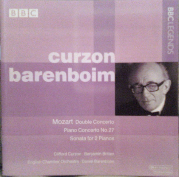 Clifford Curzon, Daniel Barenboim - Wolfgang Amadeus Mozart : Double Concerto / Piano Concerto No. 27 / Sonata For 2 Pianos (CD, Mono)