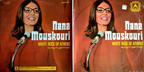 Nana Mouskouri : White Rose Of Athens, Sung In German (LP, Comp, Gat)