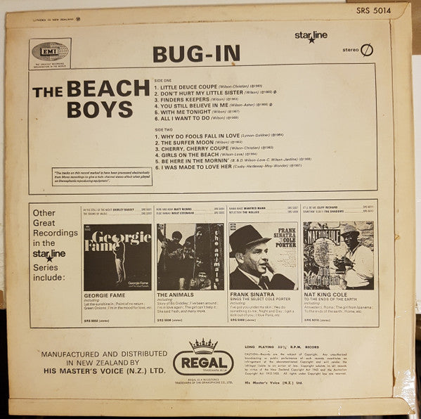 The Beach Boys : Bug-In (LP, Comp)
