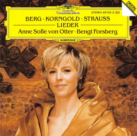 Alban Berg / Erich Wolfgang Korngold / Richard Strauss - Anne Sofie Von Otter, Bengt Forsberg : Lieder (CD, Album)