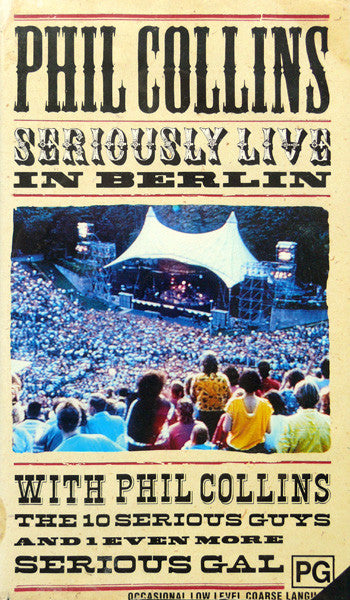 Phil Collins : Seriously Live In Berlin (VHS, PAL)