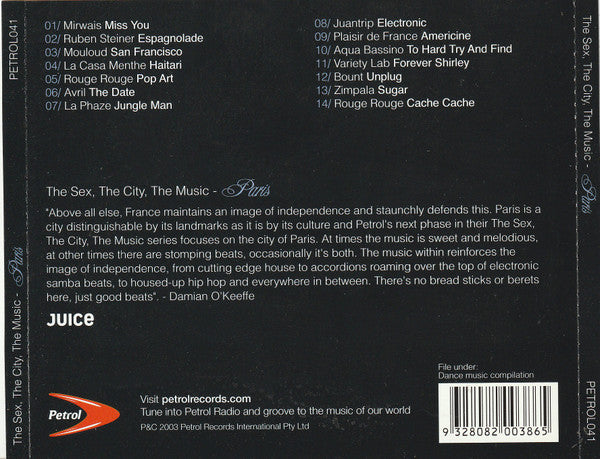 Various : Paris - The Sex, The City, The Music (CD, Comp)