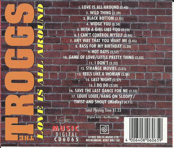 The Troggs : Love Is All Around (CD, Comp)