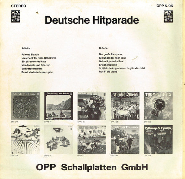 Unknown Artist : Deutsche Hitparade (LP, Comp)