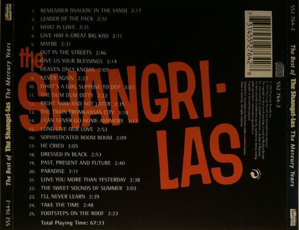 The Shangri-Las : The Best Of The Shangri-Las (CD, Comp)