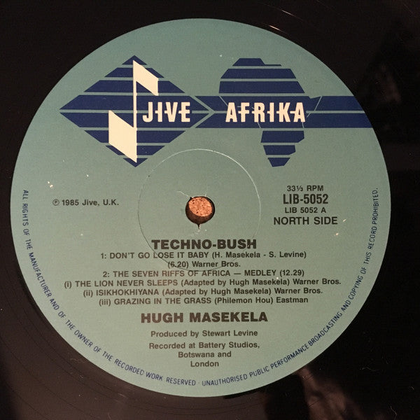 Hugh Masekela : Techno-Bush (LP, Album)