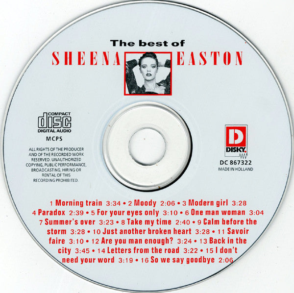 Sheena Easton : The Best Of (CD, Comp)
