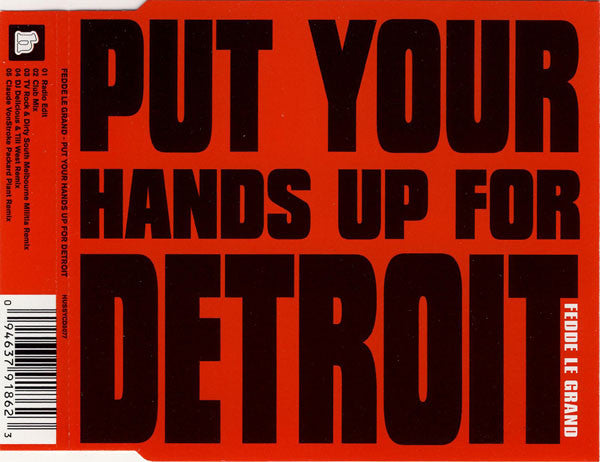 Fedde Le Grand : Put Your Hands Up For Detroit (CD, Maxi)