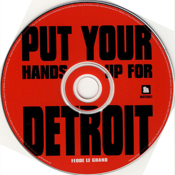 Fedde Le Grand : Put Your Hands Up For Detroit (CD, Maxi)