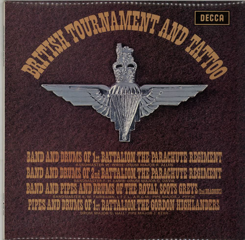 Various : Massed Bands And Scotish Pipers From British Tournament And Tattoo '69 (LP)