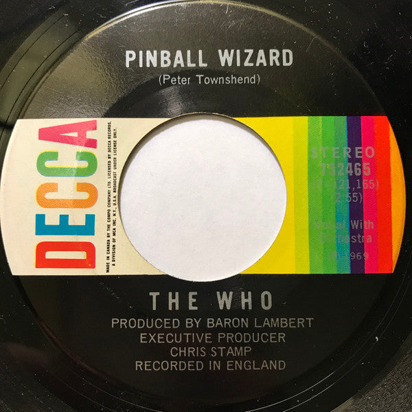 The Who : Pinball Wizard / Dogs Part Two (7", Single)