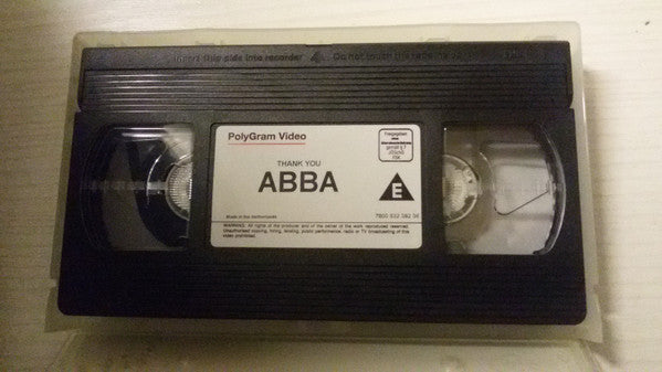 ABBA : Thank You ABBA (VHS, PAL, HI-)