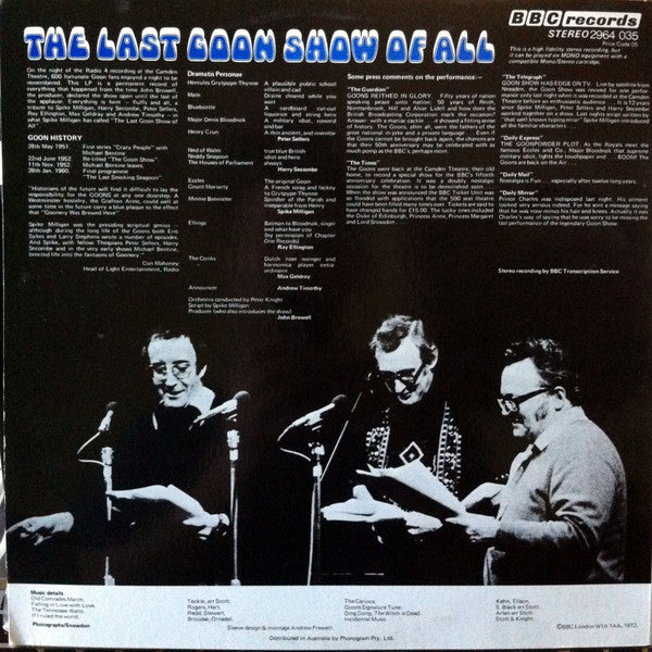 The Goons : The Last Goon Show Of All (LP, Album)