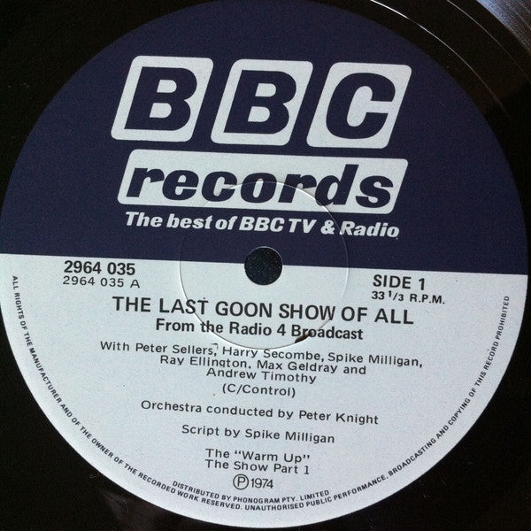 The Goons : The Last Goon Show Of All (LP, Album)