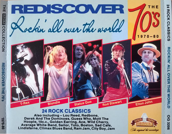 Various : Rediscover The 70's And 80's 1970-1980: Rockin' All Over The World (2xCD, Comp, RE)