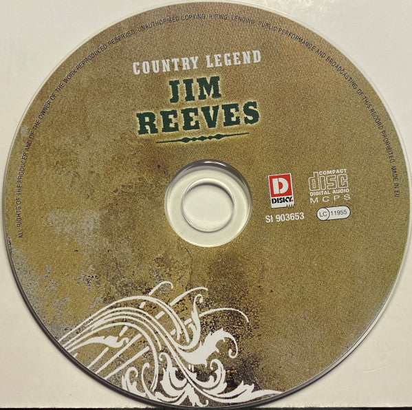 Jim Reeves : Country Legend (CD, Album, Comp)
