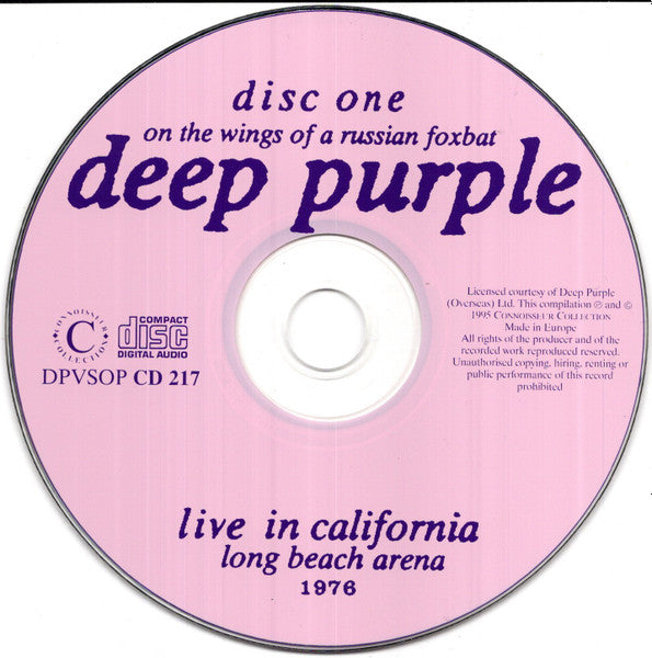 Deep Purple : On The Wings Of A Russian Foxbat • Live In California Long Beach Arena 1976  (2xCD, Album, RE)