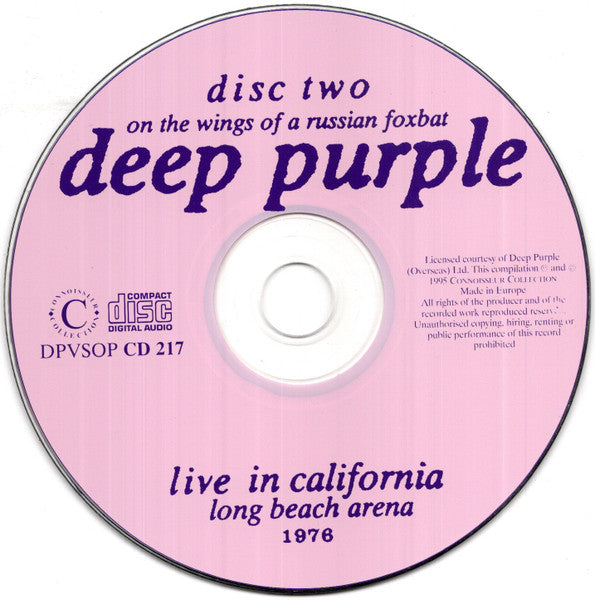 Deep Purple : On The Wings Of A Russian Foxbat • Live In California Long Beach Arena 1976  (2xCD, Album, RE)