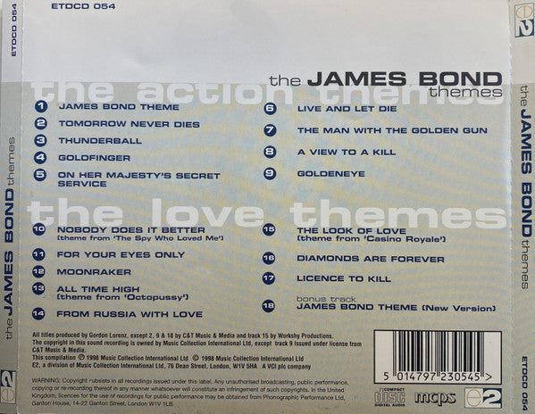 The London Theatre Orchestra : The James Bond Themes (CD, Comp)