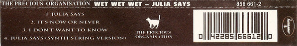 Wet Wet Wet : Julia Says (CD, Single)