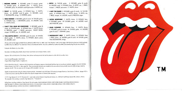 The Rolling Stones : Sticky Fingers (CD, Album, RE, RM)