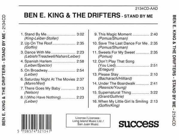 Ben E. King & The Drifters : Stand By Me (CD, Comp)