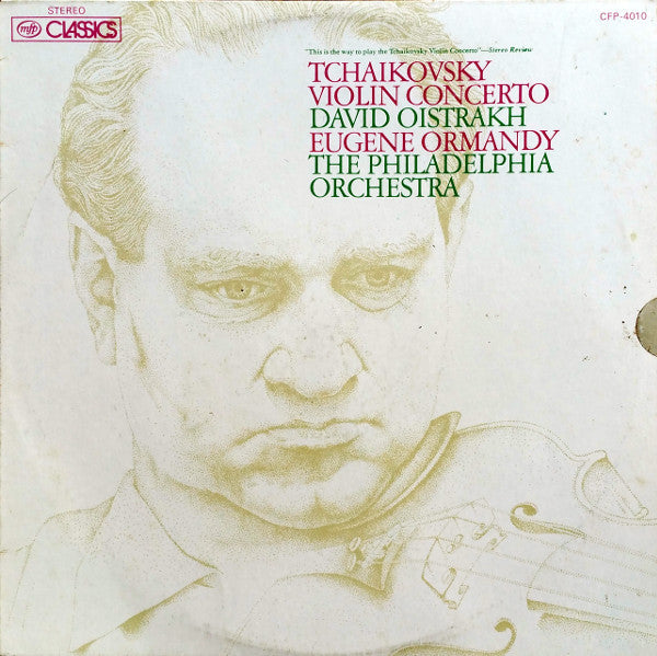 David Oistrach / Eugene Ormandy, The Philadelphia Orchestra, Pyotr Ilyich Tchaikovsky : Violin Concerto In D Major For Violin And Orchestra, Op. 35 (LP)